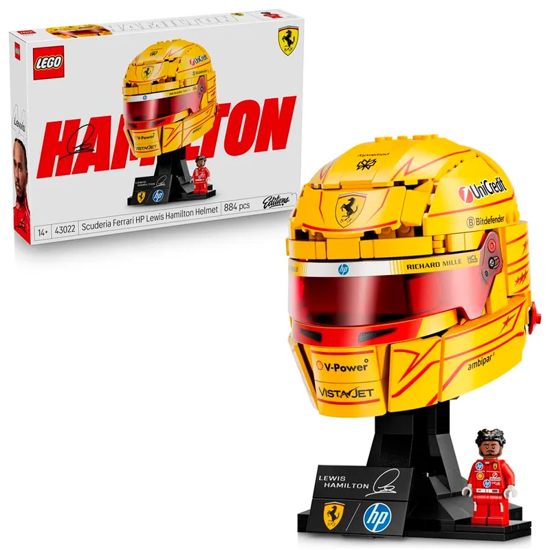 LEGO® Editions Formula 1 Scuderia Ferrari HP Lewis Hamilton Casco 43022