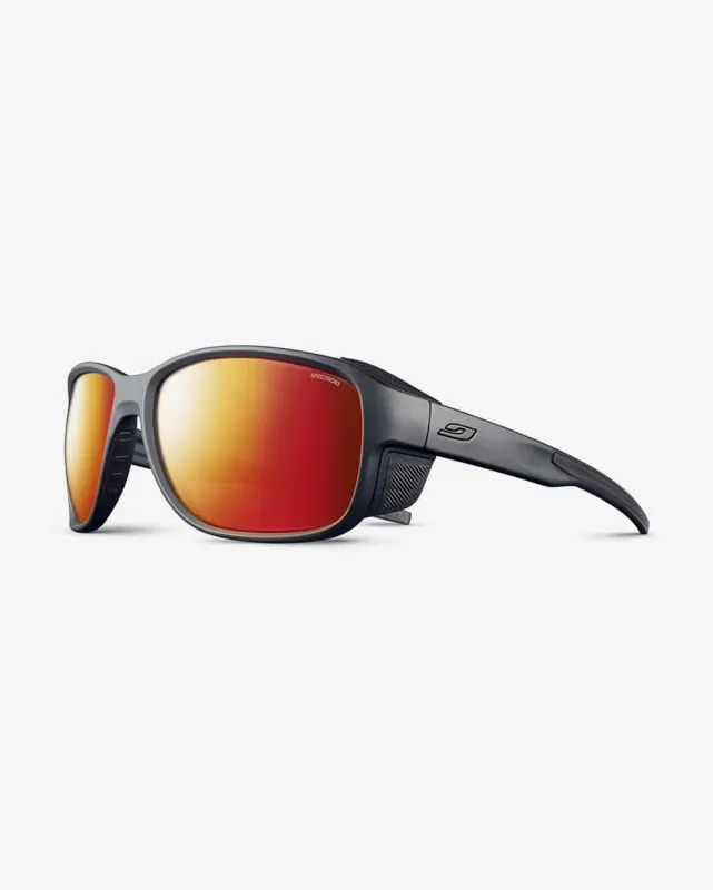 Gafas Julbo MonteBianco 2 azul oscuro negro mate con lentes Spectron 3 rojo