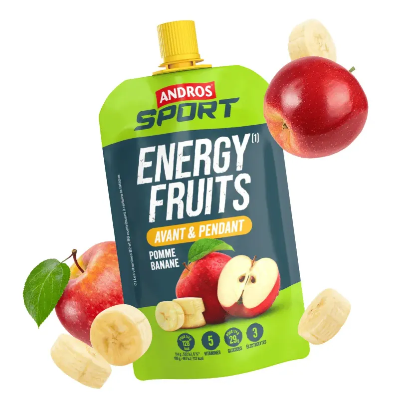 Bebida energética Andros Sport Energy Fruits Pomme Banane