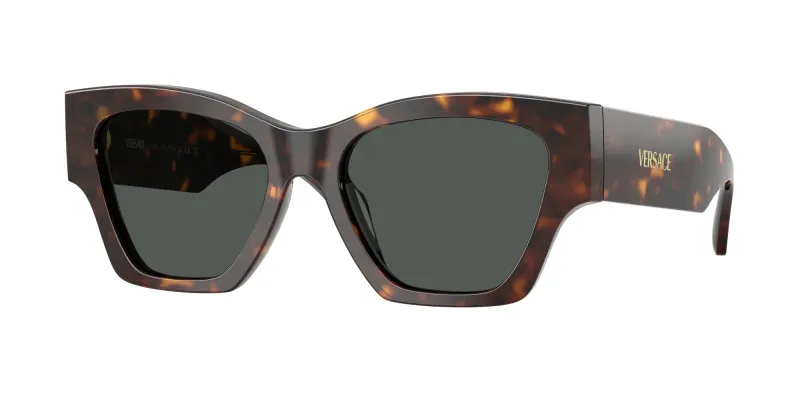 Versace Mujer Versace VE4492U 108/87 Gafas de sol Acetato Marrón Gris Cuadrada Normal