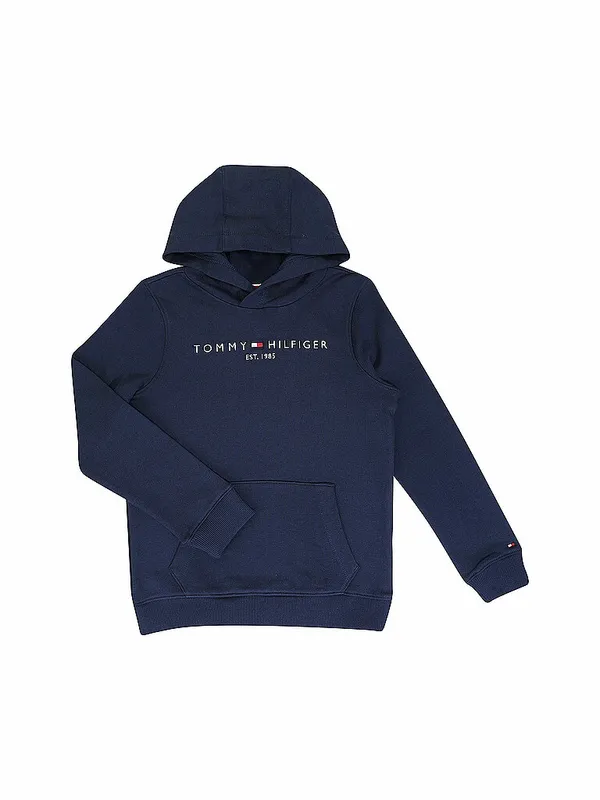 TOMMY HILFIGER Sudadera con capucha para niño - Hoodie azul oscuro | 164