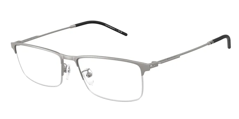 Emporio Armani Hombre Emporio Armani EA1168D 3003 Monturas ópticas Metal Gris Cuadrada Normal