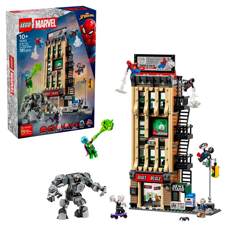 LEGO® Super Heroes Spider-Man vs. Mysterio: El Daily Bugle 76342
