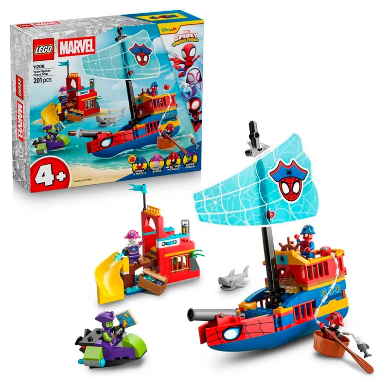 LEGO® Spidey Barco Pirata del Equipo Spidey 11208