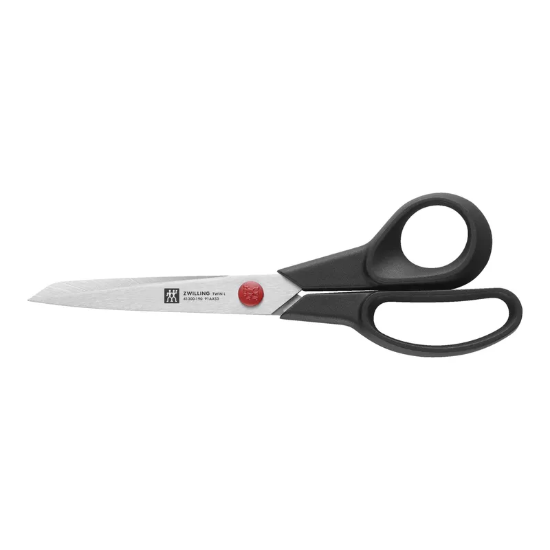 ZWILLING TWIN L Tijera doméstica 19 cm, Acero inoxidable, Negro