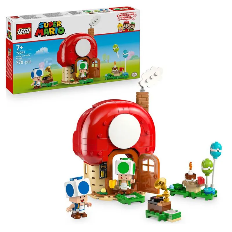 LEGO® Super Mario Fiesta en la casa de Toad 72041