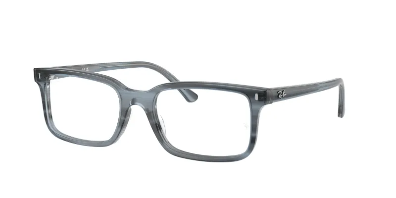 Ray - Ban Unisex Ray - Ban RX5445 8456 Monturas ópticas Acetato Azul Transparente Cuadrada Normal