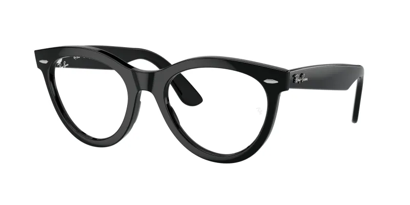 Ray - Ban Unisex Ray - Ban RX2241V WAYFARER WAY 2000 Monturas ópticas Acetato Negro Transparente Redonda Normal