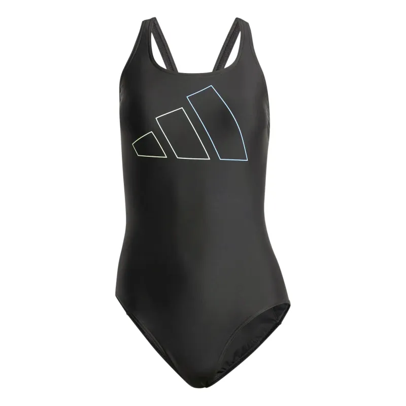 Traje de baño de 1 pieza con espalda en X para mujer adidas Big Bars