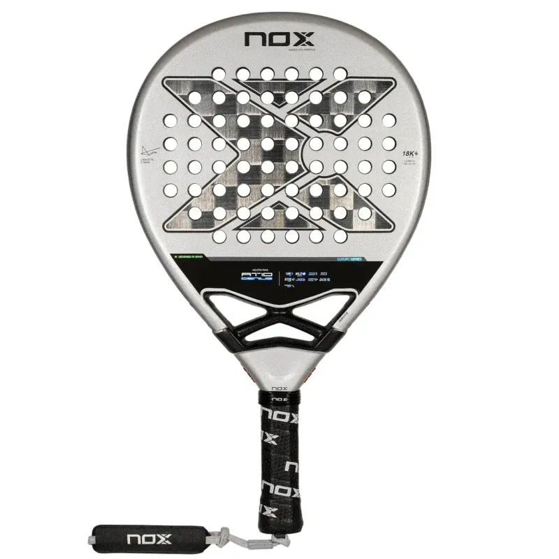 Raqueta de pádel Nox AT10 Genius 18K Alum 2024 Par Agustin Tapia