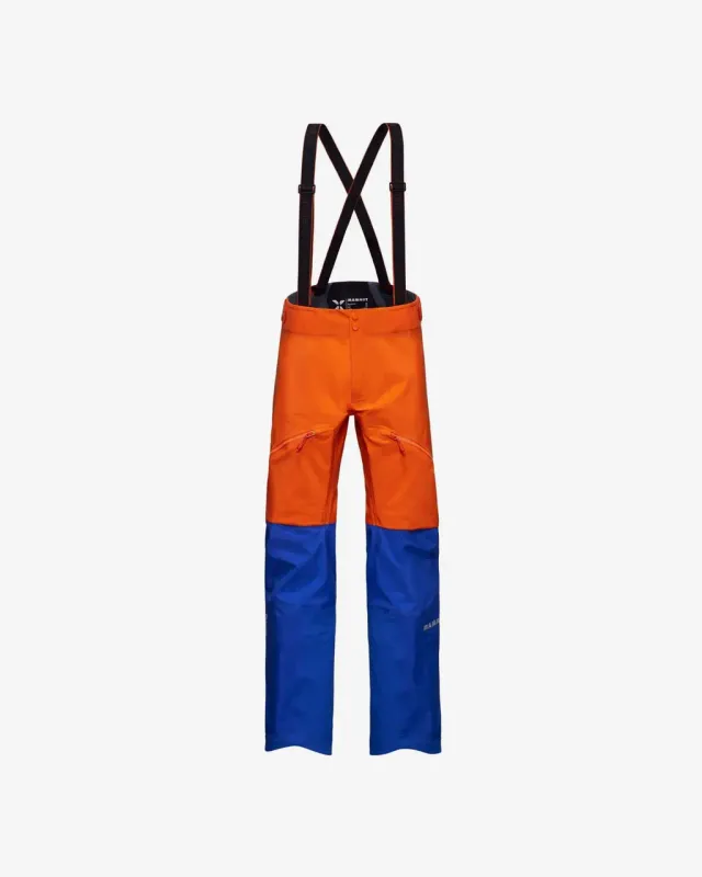 Pantalón largo Mammut Eiger Nordwand GORE-TEX Pro naranja azul - L