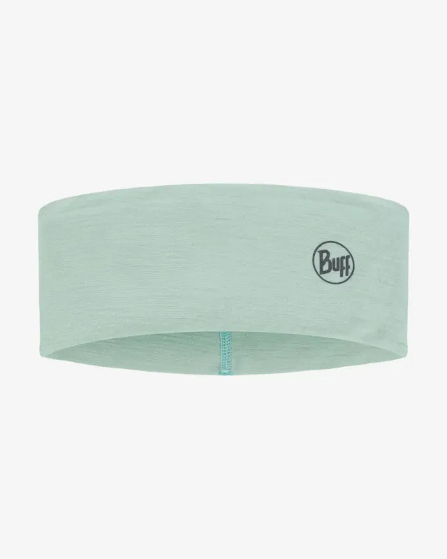 Cinta para la cabeza Buff Merino Lightweight verde menta