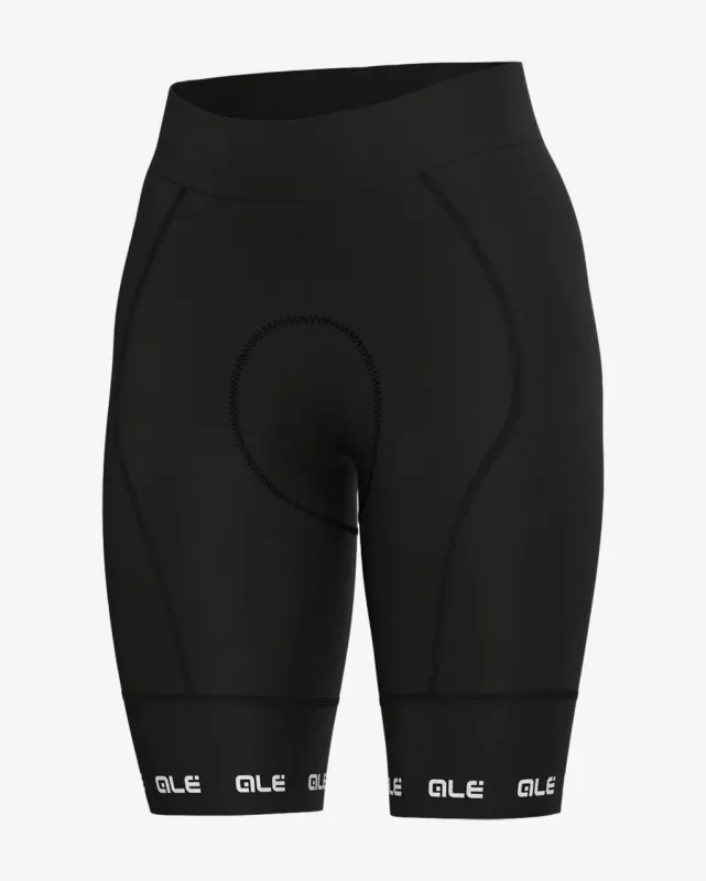 Culote sin tirantes Alé PR-E Strada 2.0 negro logo blanco mujer - XL