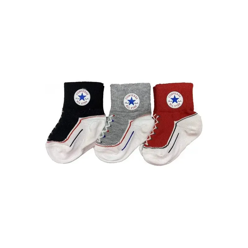 Pack de 3 Calcetines de rayas para niños Converse