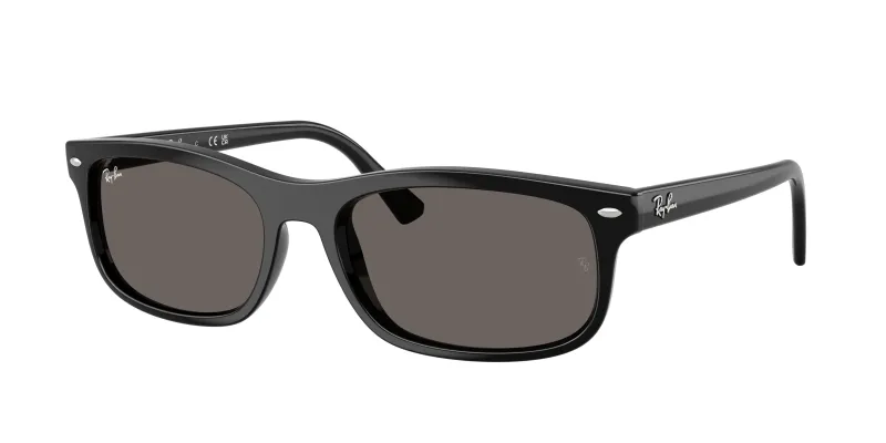 Ray - Ban Unisex Ray - Ban RB2224 901/B1 Gafas de sol Acetato Negro Gris Cuadrada Normal