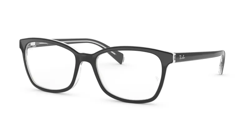 Ray - Ban Mujer Ray - Ban RX5362 2034 Monturas ópticas Acetato Negro Transparente Mariposa Normal