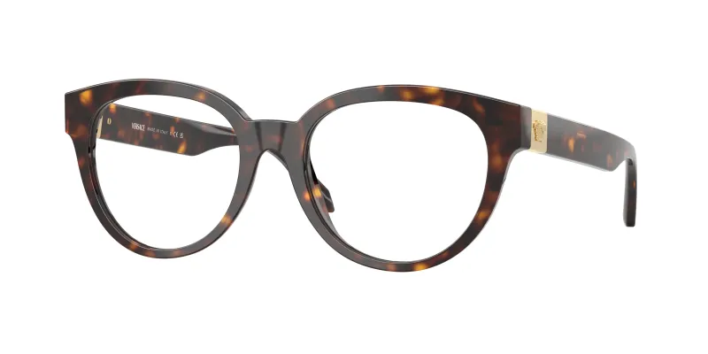 Versace Mujer Versace VE3384 108 Monturas ópticas Acetato Tortuga Redonda Normal
