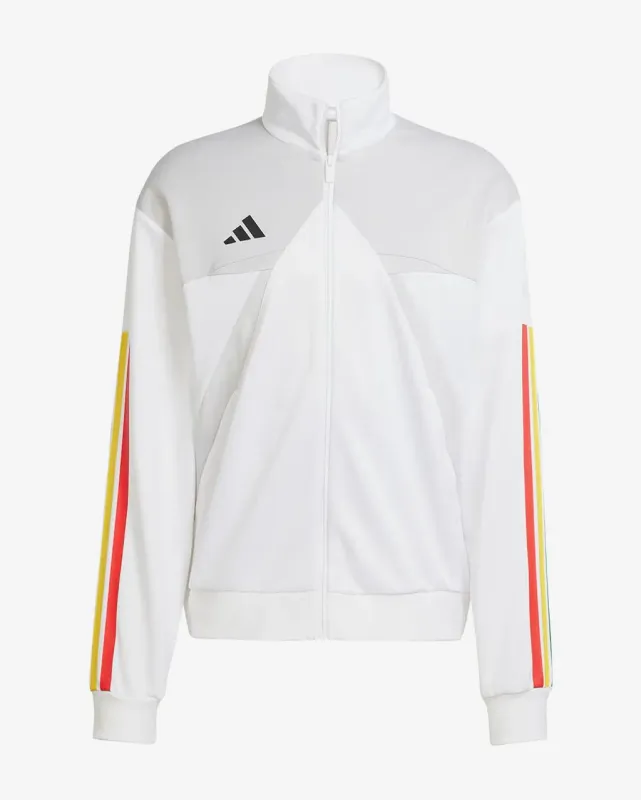 Chaqueta adidas House of Tiro Nations Pack blanco naranja - S