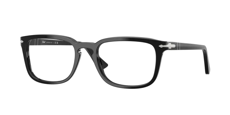 Persol Unisex Persol PO3382V 95 Monturas ópticas Acetato Negro Pillow Normal