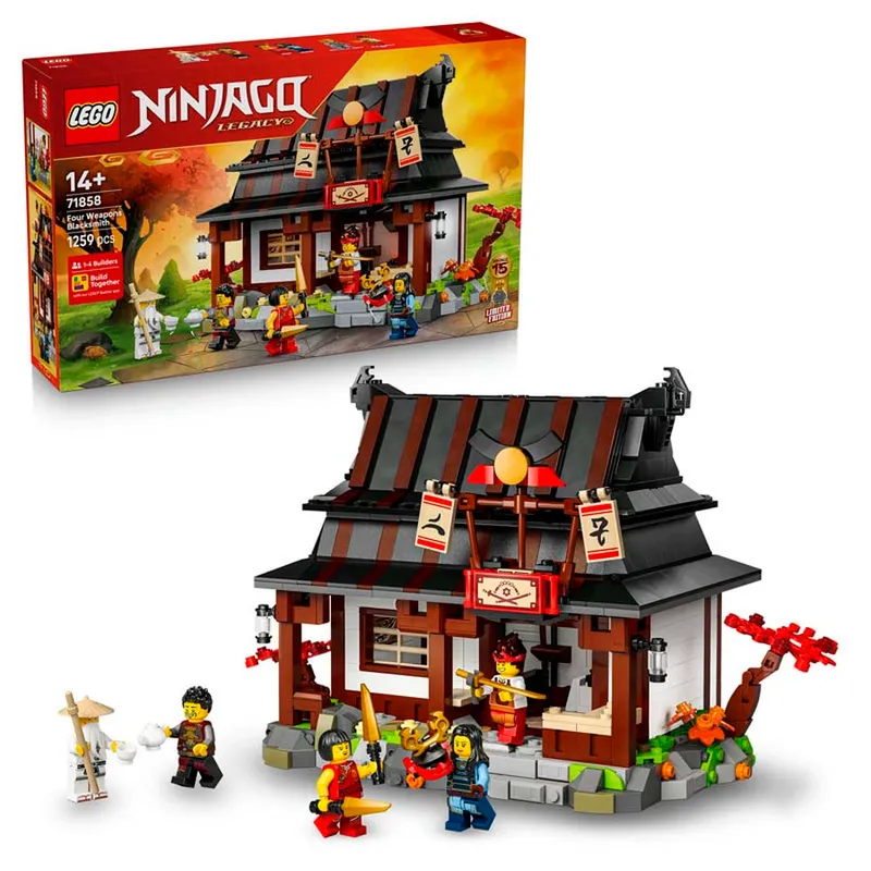 LEGO® Ninjago Herrería Cuatro Armas: 15 Aniversario 71858