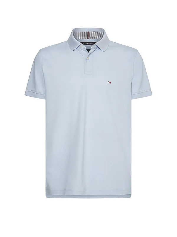 TOMMY HILFIGER Poloshirt Regular Fit azul claro | L