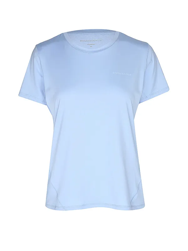ENDURANCE Camiseta de running Nan para mujer azul claro | 36
