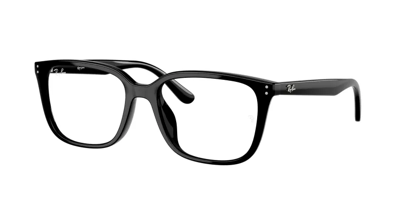Ray - Ban Unisex Ray - Ban RX7248D 2000 Monturas ópticas Acetato Negro Transparente Cuadrada Normal