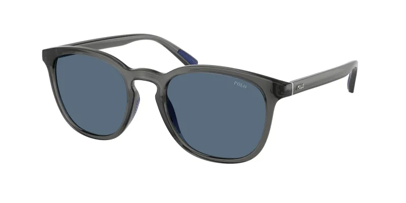 Polo Ralph Lauren Hombre Polo Ralph Lauren PH4222U 579980 Gafas de sol Inyectado Gris Azul Redonda Normal