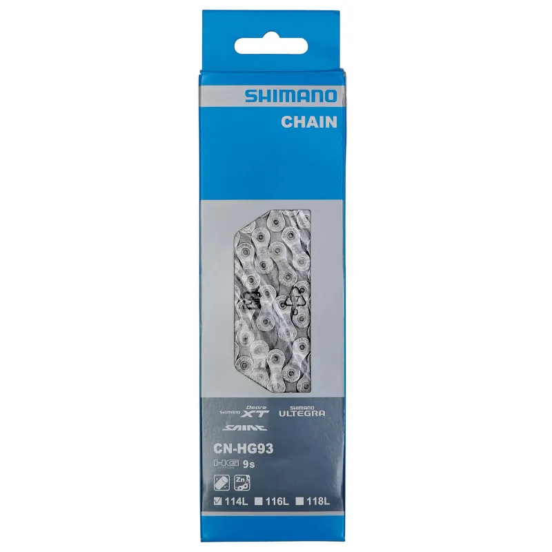Cadena de bicicleta Shimano XT CN-HG93 9V