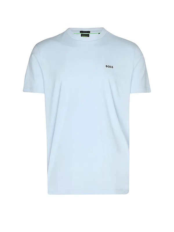 BOSS Camiseta TEE azul claro | M