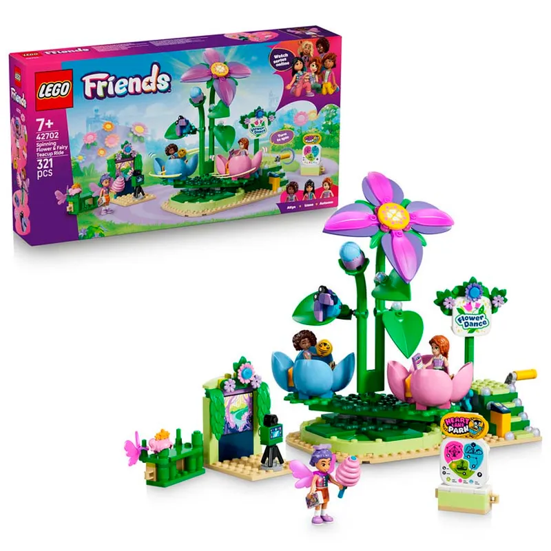 LEGO® Friends Tazas Giratorias de Flor y Hada 42702