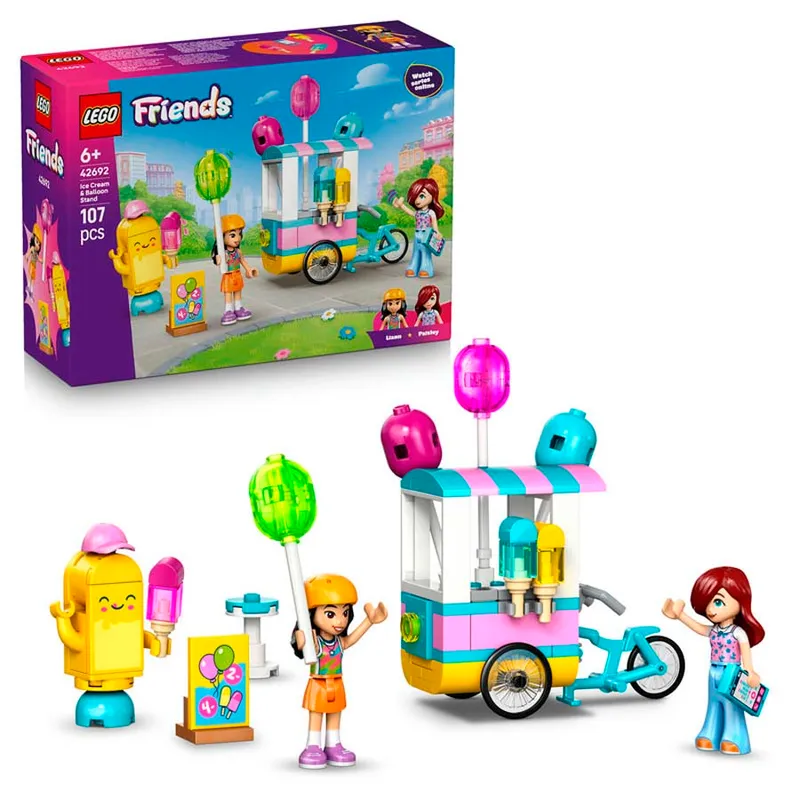 LEGO® LEGO Friends Puesto de Helados y Globos 42692