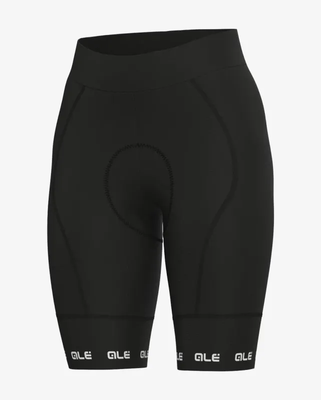 Culote sin tirantes Alé PR-E Strada 2.0 negro puro logo blanco mujer - S