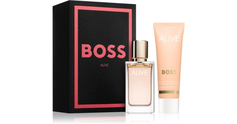 Hugo Boss BOSS Alive - Set de regalo para mujer: Eau de Parfum 30 ml + Leche corporal suave 50 ml