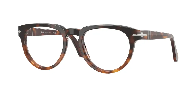 Persol Unisex Persol PO3377V 1160 Monturas ópticas Acetato Marrón Pantos Normal