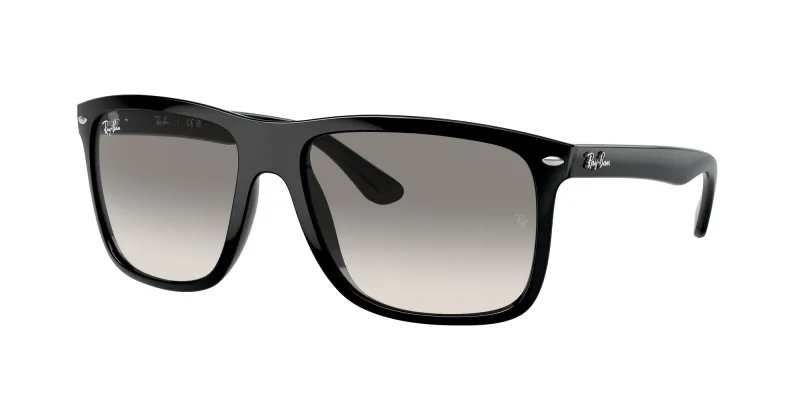 Ray - Ban Unisex Ray - Ban RB4547 BOYFRIEND TWO 601/32 Gafas de sol Inyectado Negro Gris Cuadrada Normal Sombreado