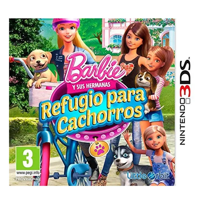 Barbie Refugio Para Cachorros de Barbie y Sus Hermanas 3DS (SP)