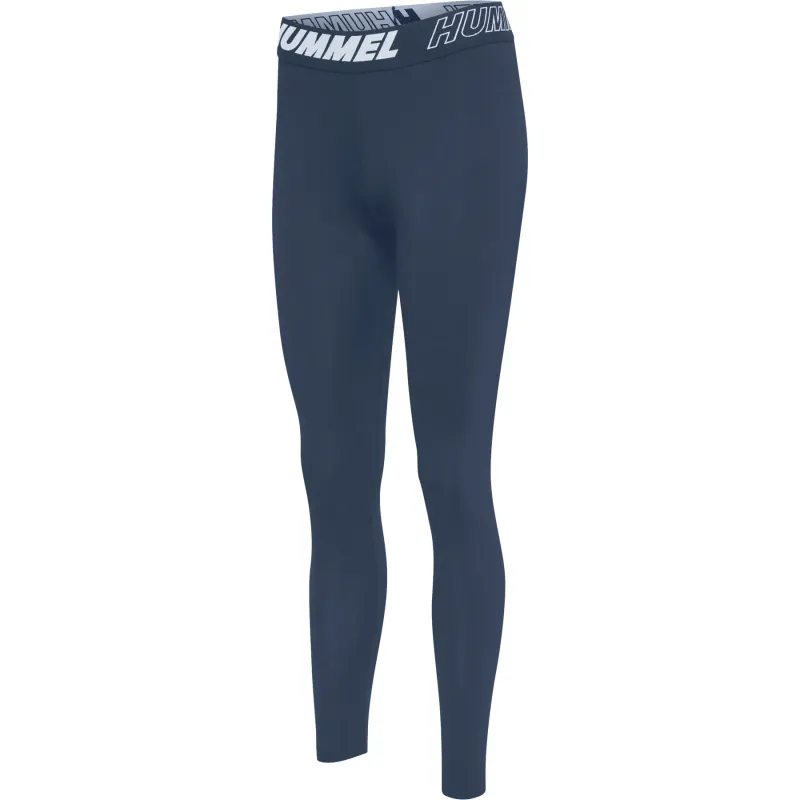 Legging de algodón de tiro medio para mujer Hummel TE Maja