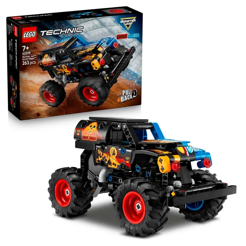 LEGO® Technic Monster Jam™ Grave Digger™ Fuego y Hielo 42219