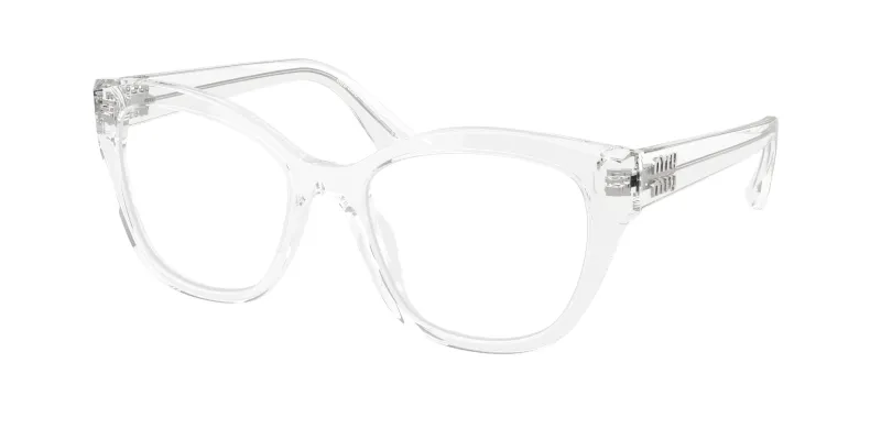 Miu Miu Mujer Miu Miu MU 05XV 15Z1O1 Monturas ópticas Acetato Transparente Cuadrada Normal