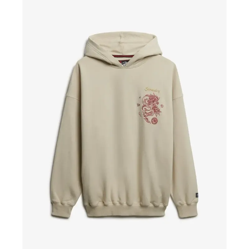 Sudadera oversize con capucha de mujer Superdry Tokyo Narrative