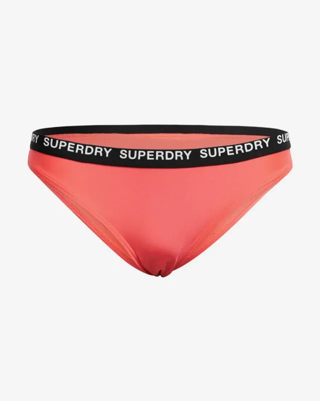 Braga bikini Superdry Elastic Classic rosa negro mujer - M