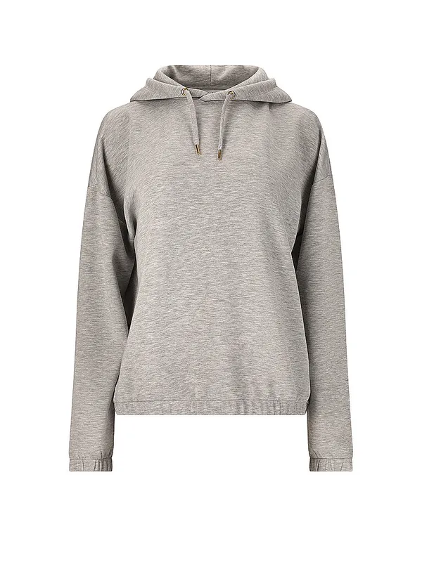 ATHLECIA Sudadera con capucha de fitness Namier para mujer gris claro | 36