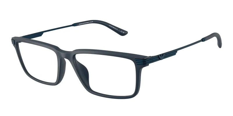 Emporio Armani Hombre Emporio Armani EA3268U 6185 Monturas ópticas Inyectado Azul Cuadrada Normal