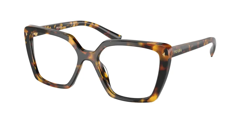 Prada Mujer Prada PR 16ZV VAU1O1 Monturas ópticas Acetato Tortuga Cuadrada Normal