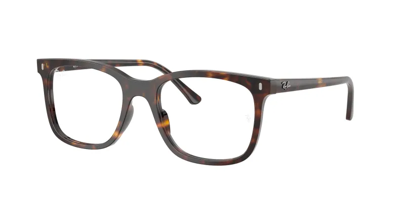 Ray - Ban Unisex Ray - Ban RX5446 2012 Monturas ópticas Acetato Tortuga Transparente Cuadrada Normal