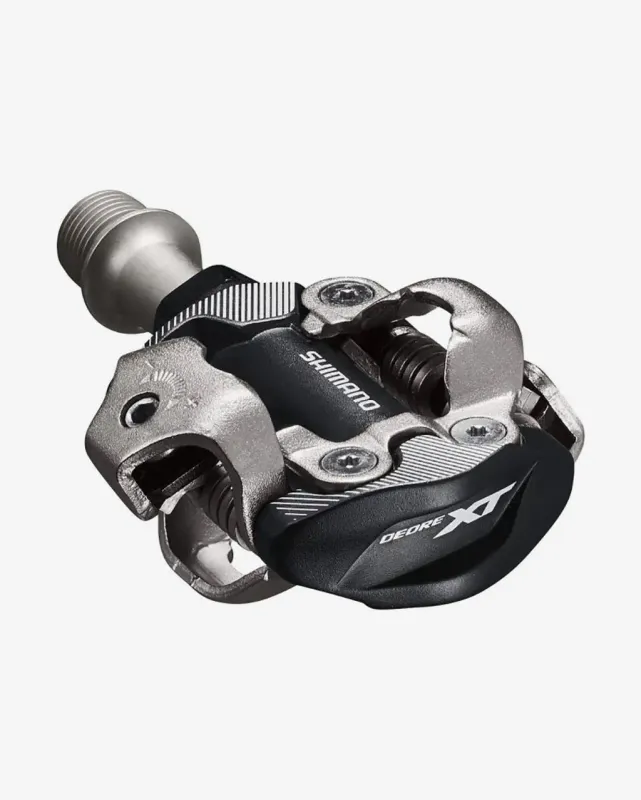 Pedales Shimano XT M8100 XC SPD negro plateado
