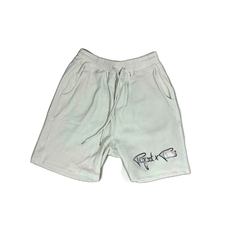 Pantalón Pantalón corto de gofre con logotipo bordado Project X Paris Signature