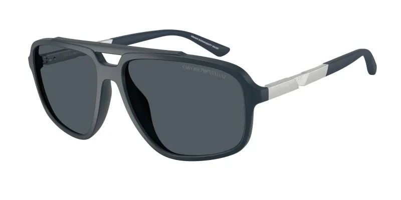 Emporio Armani Hombre Emporio Armani EA4236U 618987 Gafas de sol Inyectado Azul Azul Piloto Normal