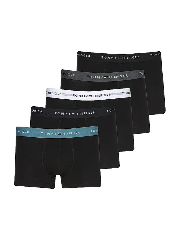 TOMMY HILFIGER Calzoncillos paquete de 5 rosa negro | L